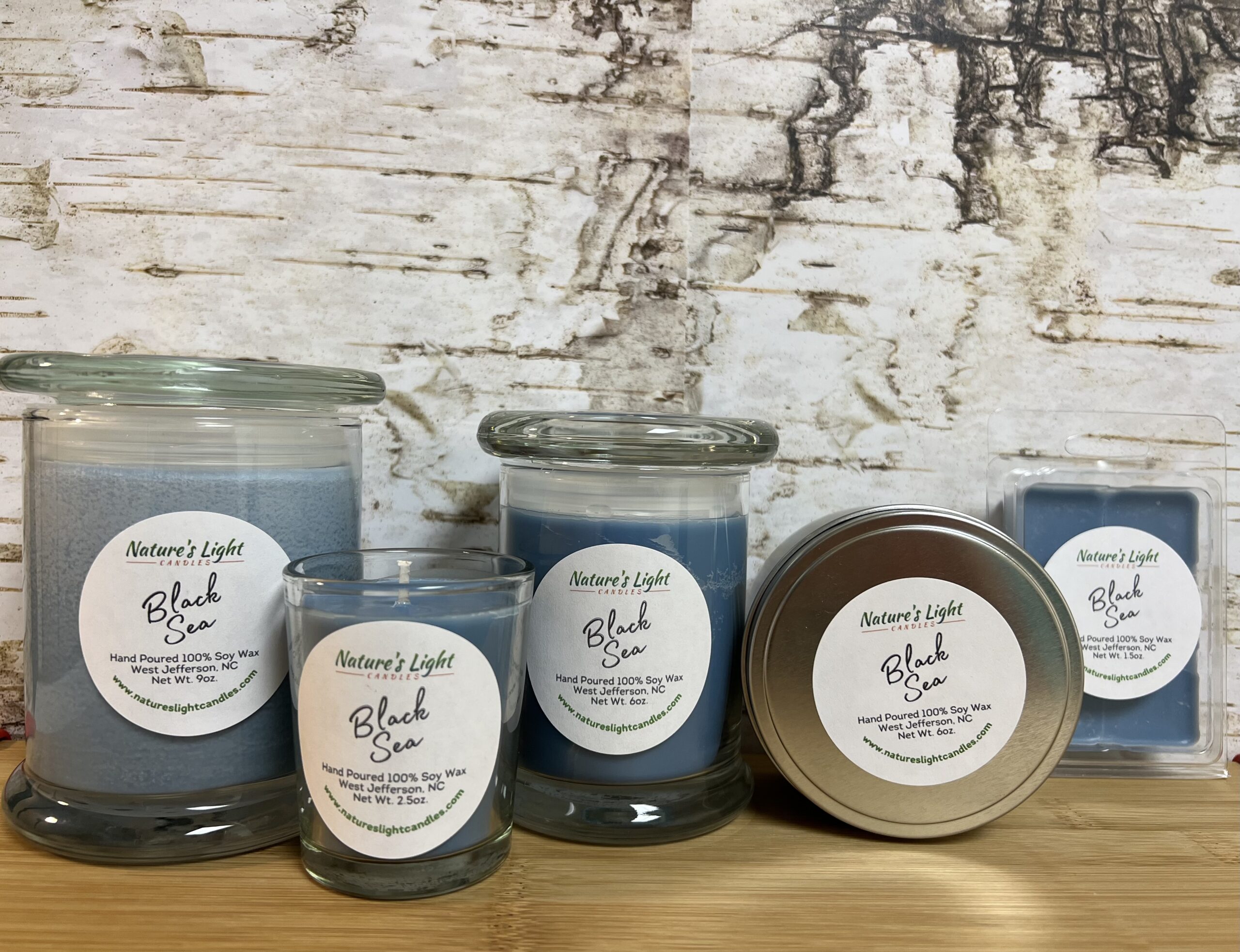 Black Sea Candle Ocean Candle Natures Light Candles