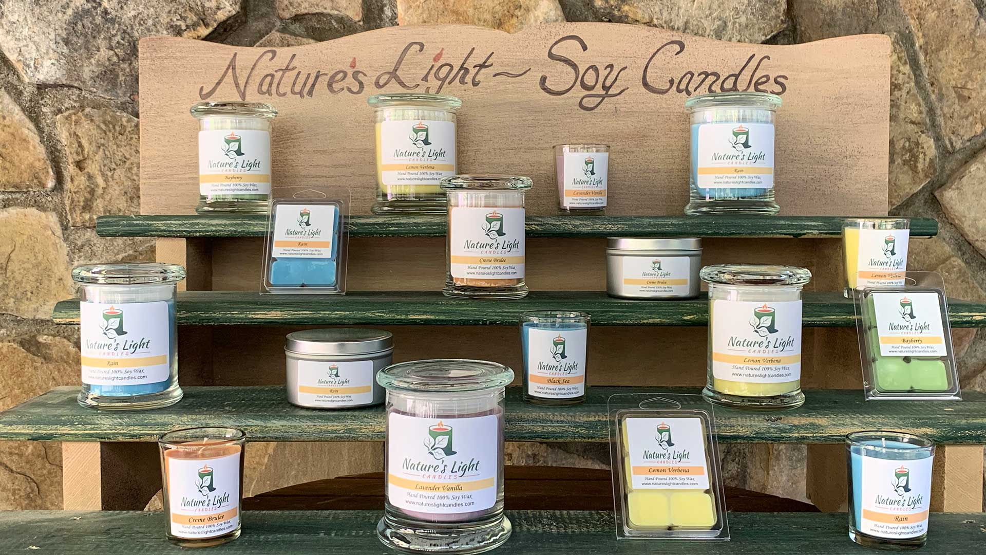 Natures Light Candles Handcrafted Candles Made in the USA Just
